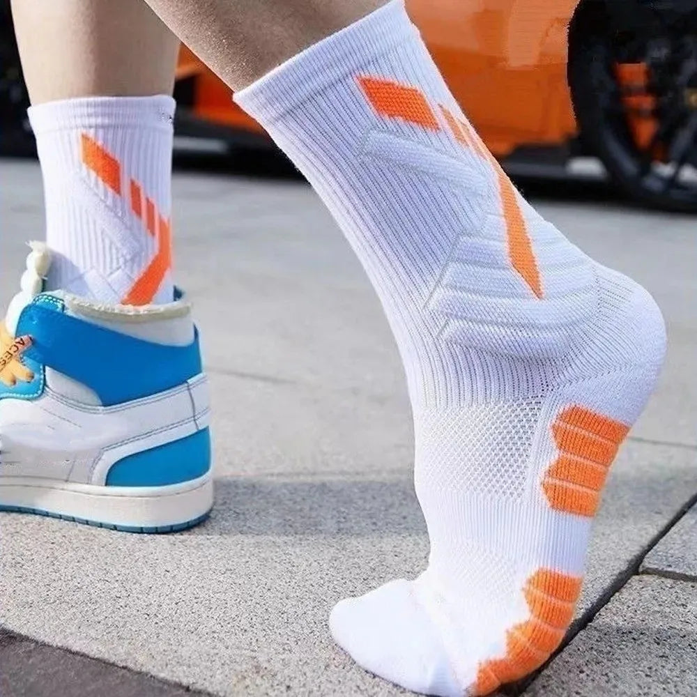 Men’s Sports Socks | Mid-Calf Running Basketball