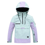 Ski jacket with hood and half zipper | Snowboard