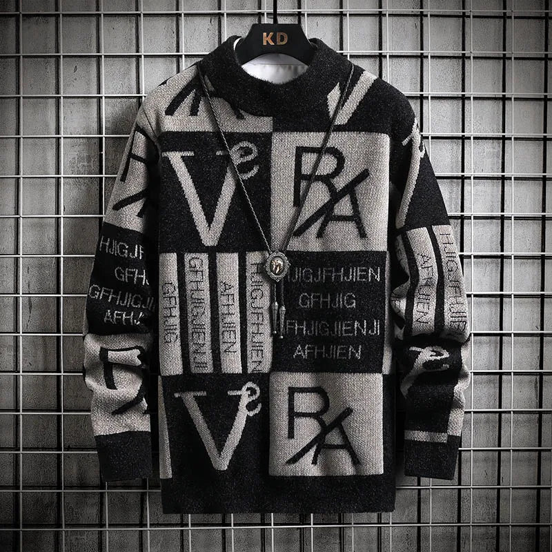 Herren Strickpullover | Mit Print