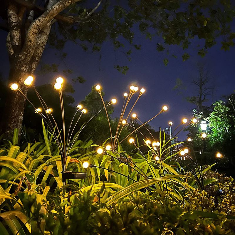 SolarGlow | LED Solar-Glühwürmchen Lichter für den Garten (6 LEDS)