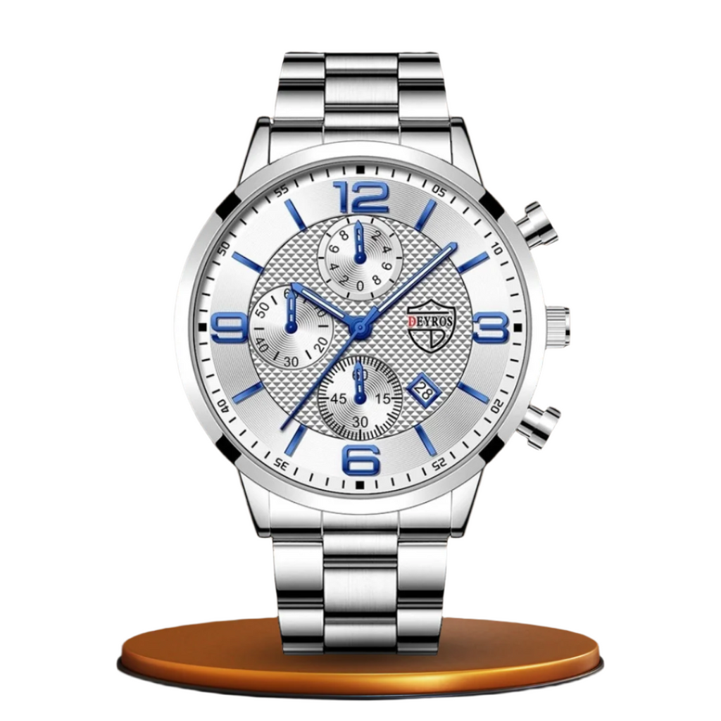 Herrenuhr aus Edelstahl mit Quarzwerk | Business
