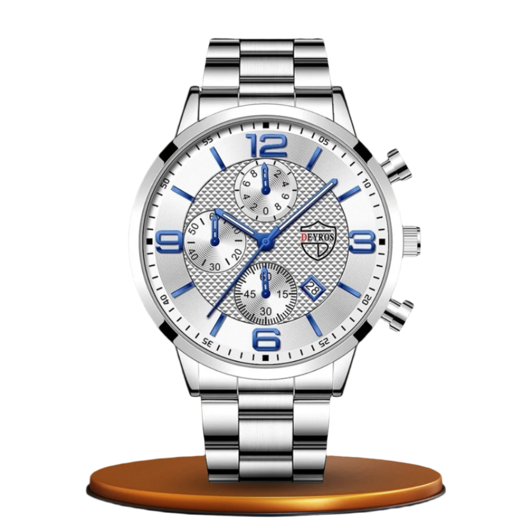 Herrenuhr aus Edelstahl mit Quarzwerk | Business