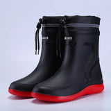 Men's rubber boots | Rainproof and waterproof with drawstring