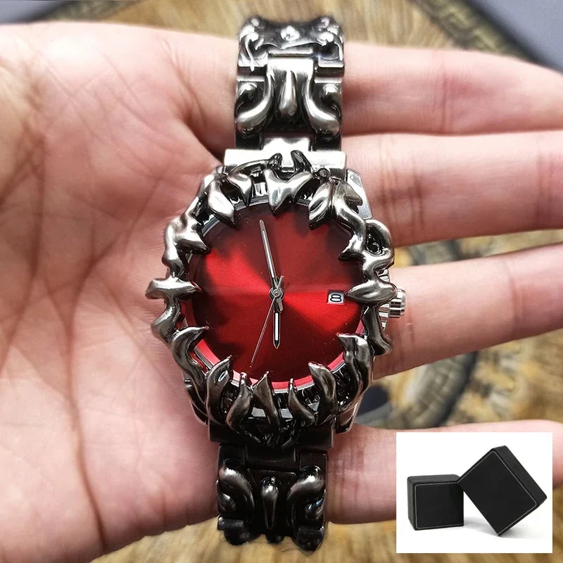 Armbanduhr Claw Rund Quartz | Retro Y2K Design