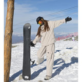 Damen Baggy Skijacke & Skihose | Skianzug Winter