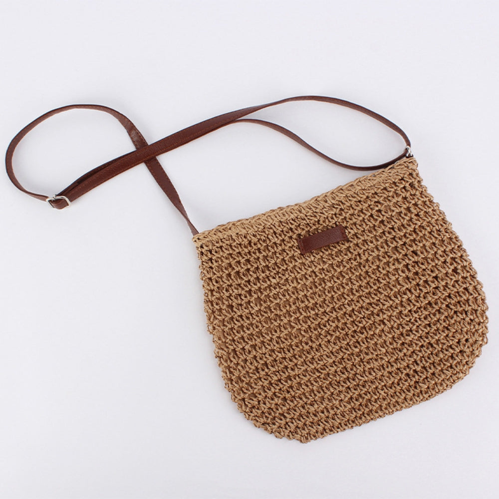 Sadie | Gewebte Tasche mit Lederriemen-Becker Boutique
