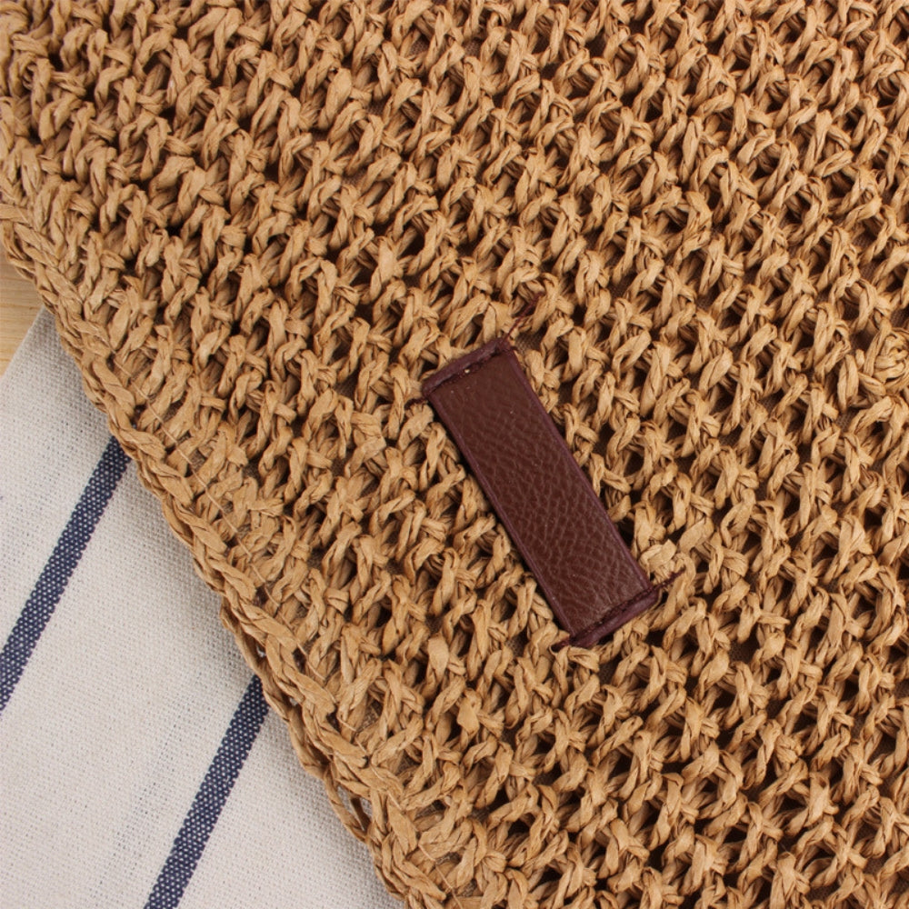 Sadie | Gewebte Tasche mit Lederriemen-Becker Boutique