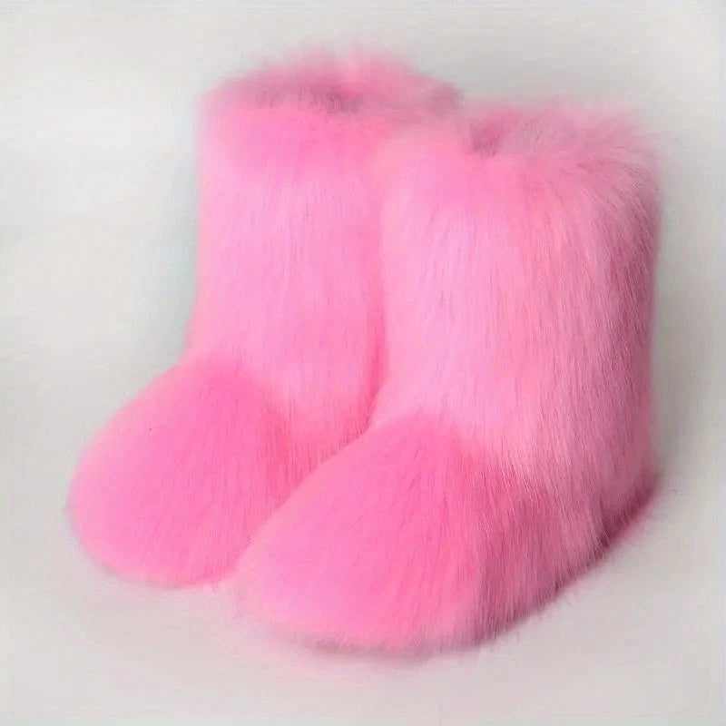 Damen Stiefel Winter | Flauschig & Y2K Stil