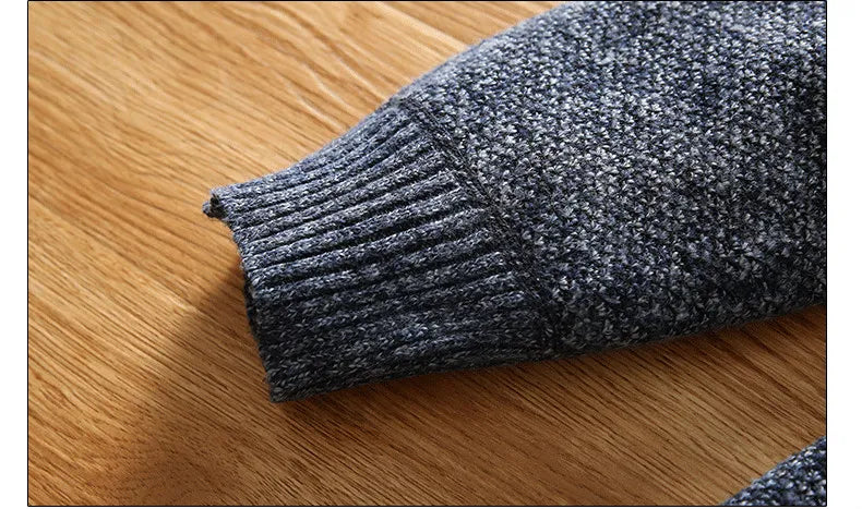 Sammy | Grob gestrickter Pullover mit Reißverschluss-Becker Boutique