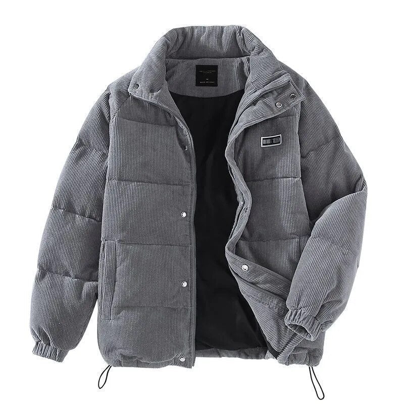 Sander | Cord-Puffer für den Winter-Grau-S-Becker Boutique