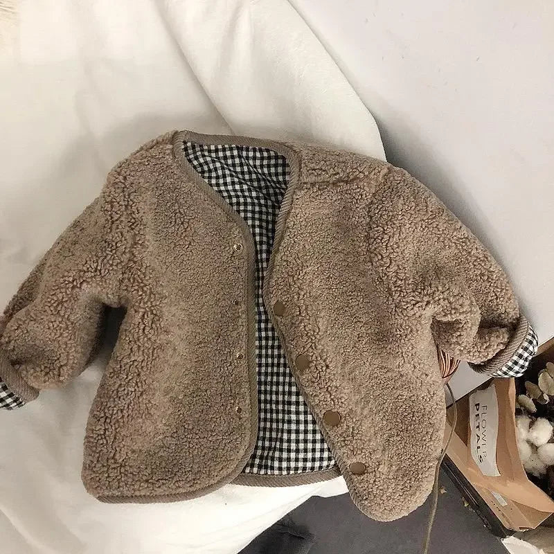 Kids Fleece Jacket | Shearling Style