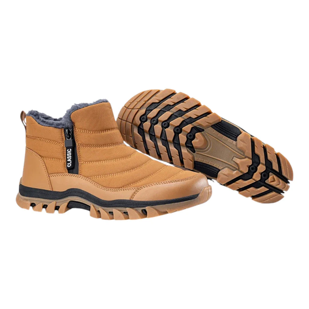 Herren Winterstiefel | Mit Reißverschluss & Fleecefutter