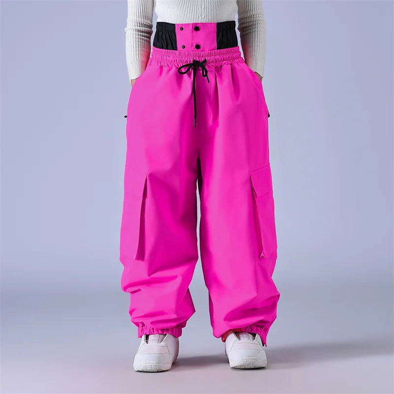 Unisex Ski Pants | Loose Fit Snowboard Pants for Winter Sports