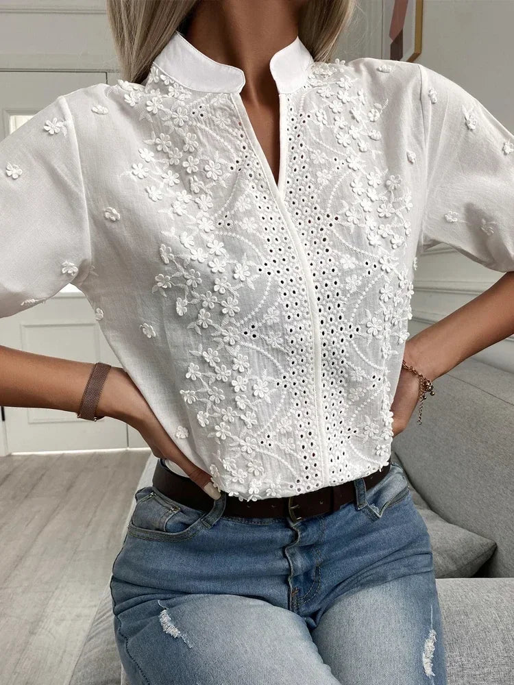 Jovira | White Blouse for Women | Lightweight