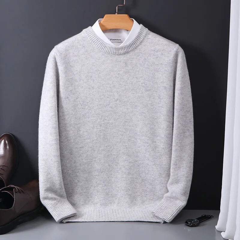Herren Pullover | Gerader Schnitt & Rundhalsausschnitt
