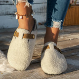 Women's Slippers | Slip-on Style with Buckle & Soft