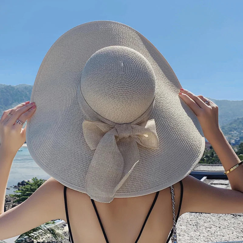 Alinne | Sommerhut aus Stroh mit breiter Krempe