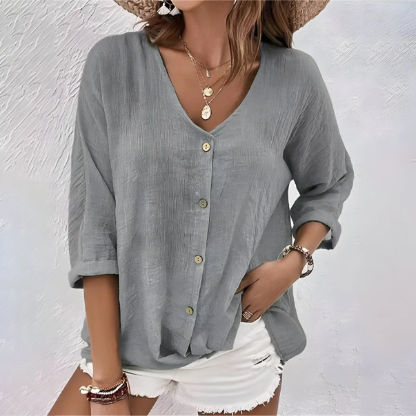 Women’s Loose Blouse | Button Down