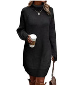 Women's Knit Dress | Turtleneck & Winter