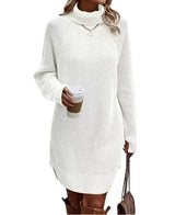 Women's Knit Dress | Turtleneck & Winter