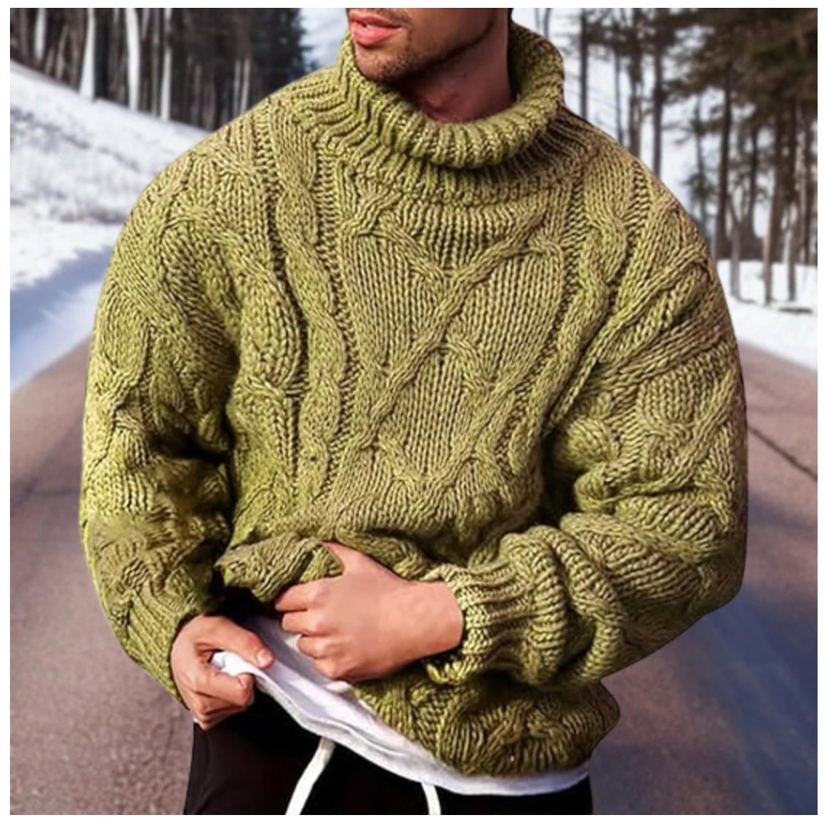 Quintin | Pullover aus dicker Strickwolle für Männer