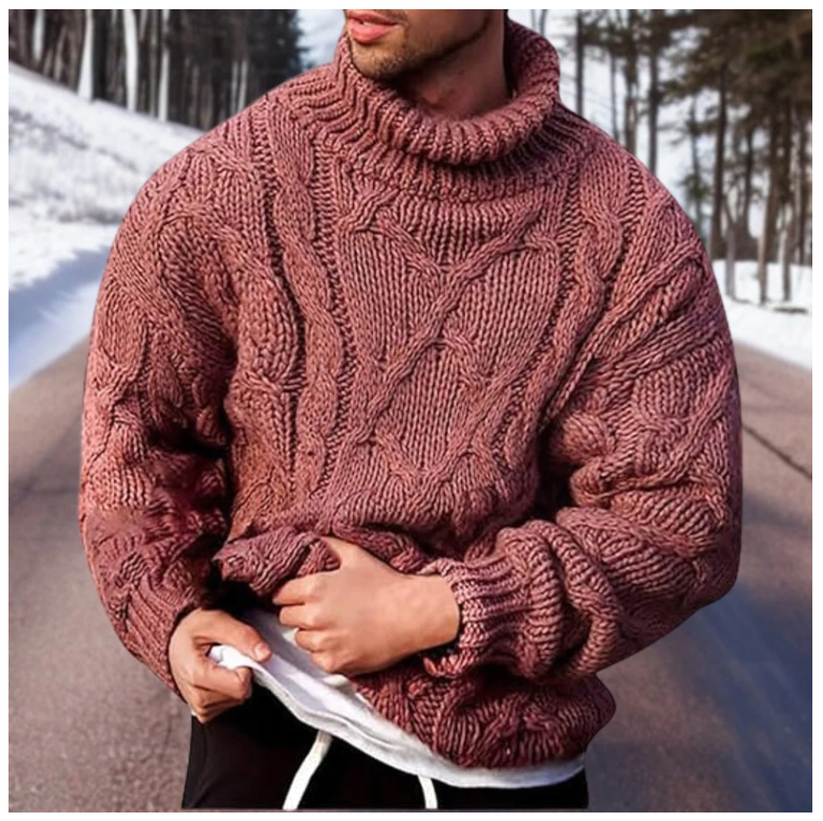 Quintin | Pullover aus dicker Strickwolle für Männer