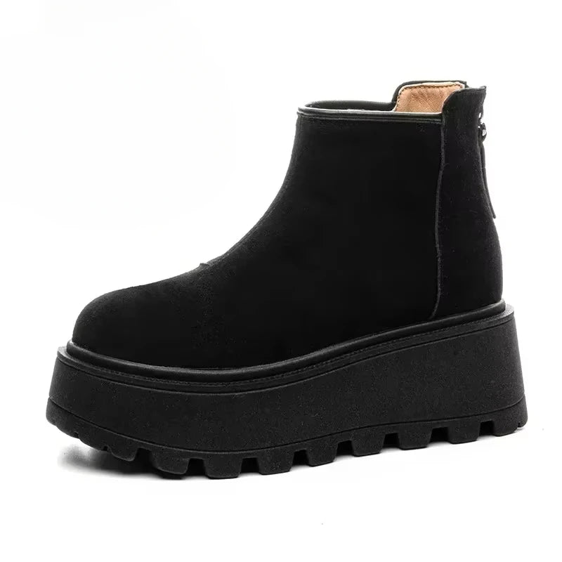 Damen Snowboots | Suede & Plateau
