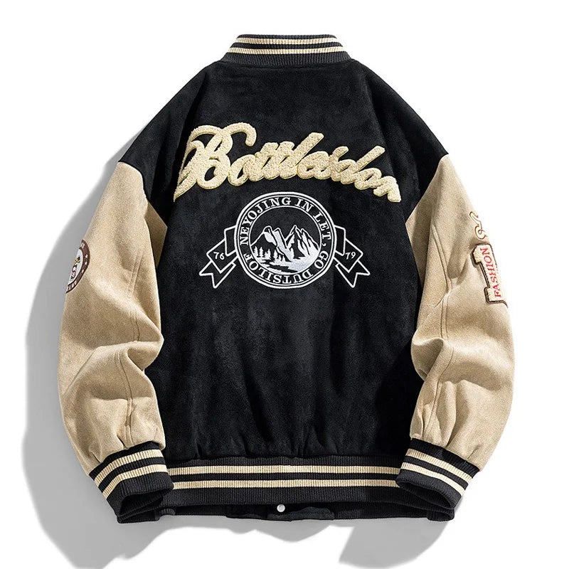 Men's College Jacket | Embroidered & Trendy Bomber Jacket