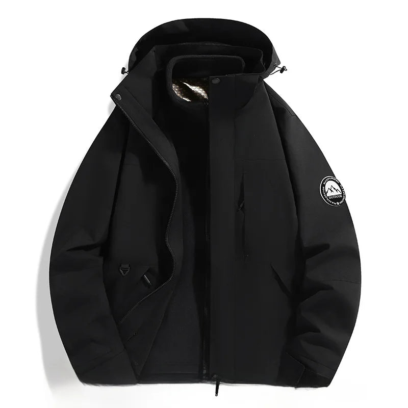 3-in-1 Ski Jacket | Wind- & Water-Resistant Baggy Fit