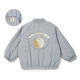Kids' bomber jacket | With fleece lining & print