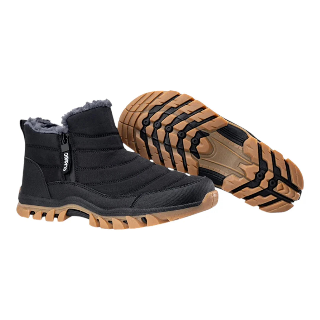 Herren Winterstiefel | Mit Reißverschluss & Fleecefutter