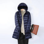 Women's Puffer Jacket | Lightweight Packable Down Jacket | Detachable Hood
