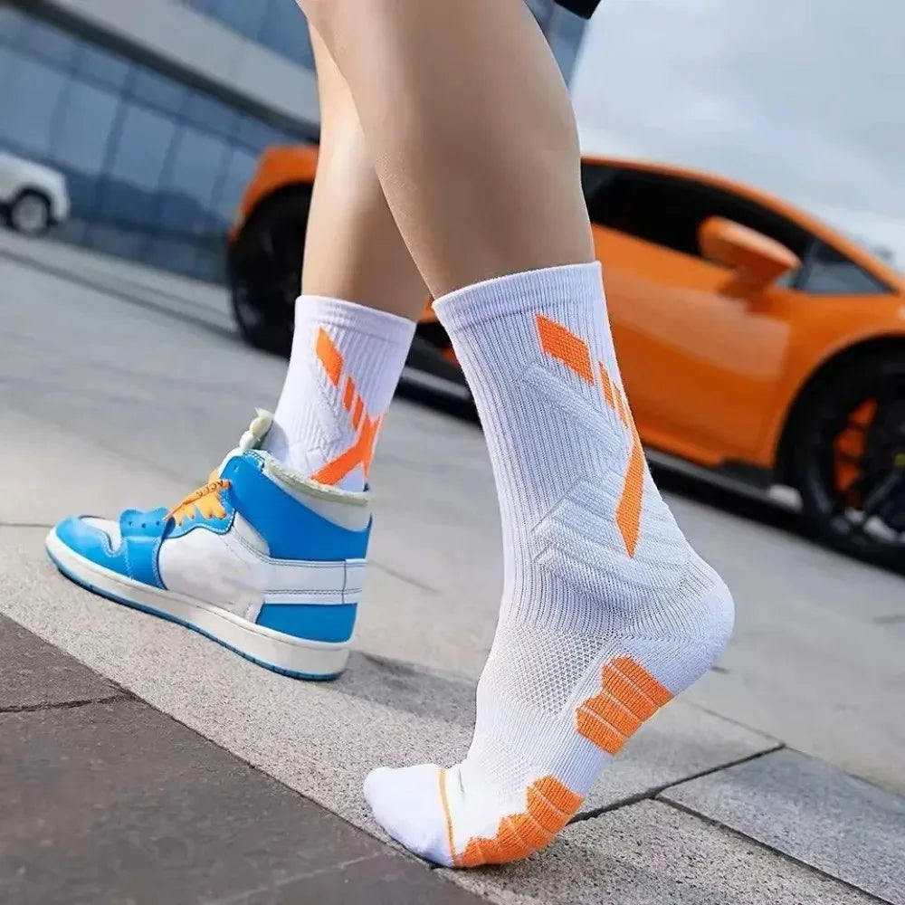 Men’s Sports Socks | Mid-Calf Running Basketball