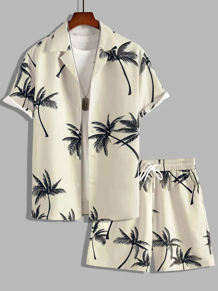 Sean | Sommer-Outfit-Set für Männer-Aprikose-S-Becker Boutique