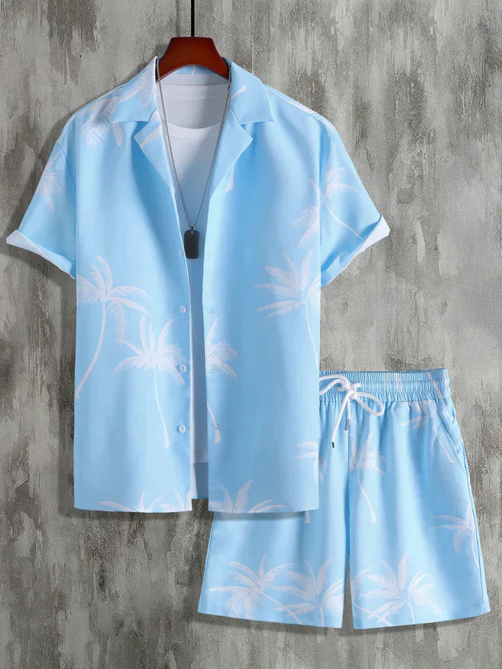 Sean | Sommer-Outfit-Set für Männer-Blau-S-Becker Boutique