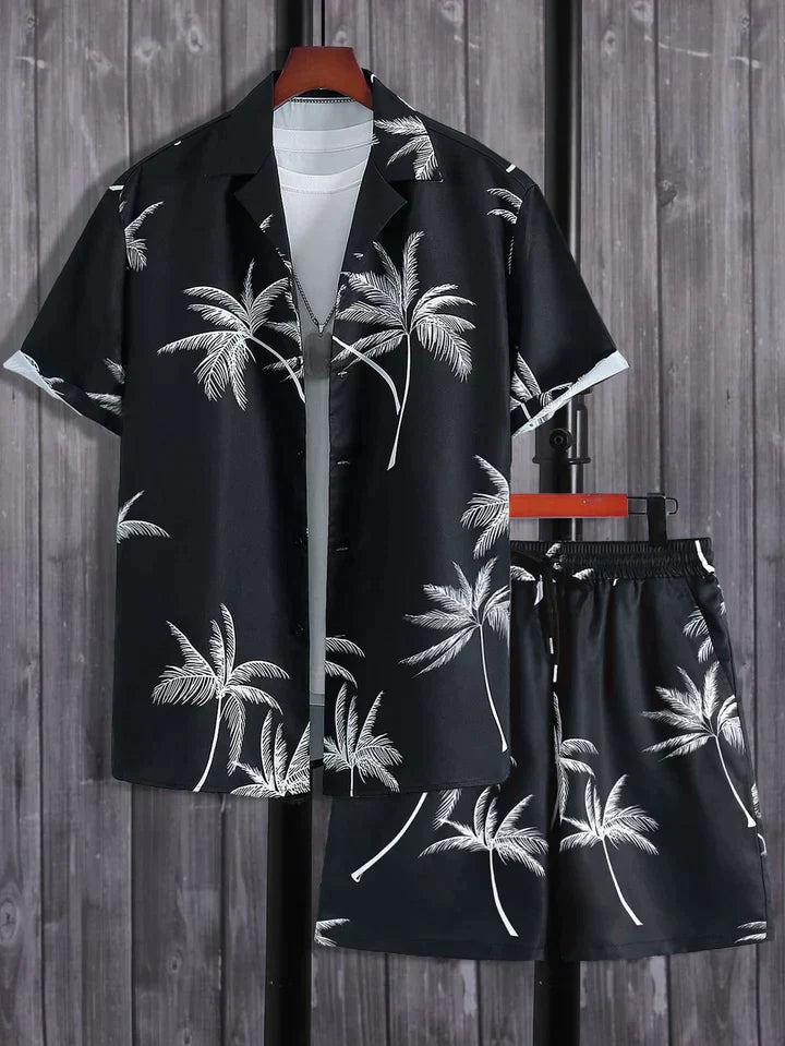 Sean | Sommer-Outfit-Set für Männer-Marineblau-S-Becker Boutique