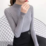 Women's Sweater | High Collar & Ribbed