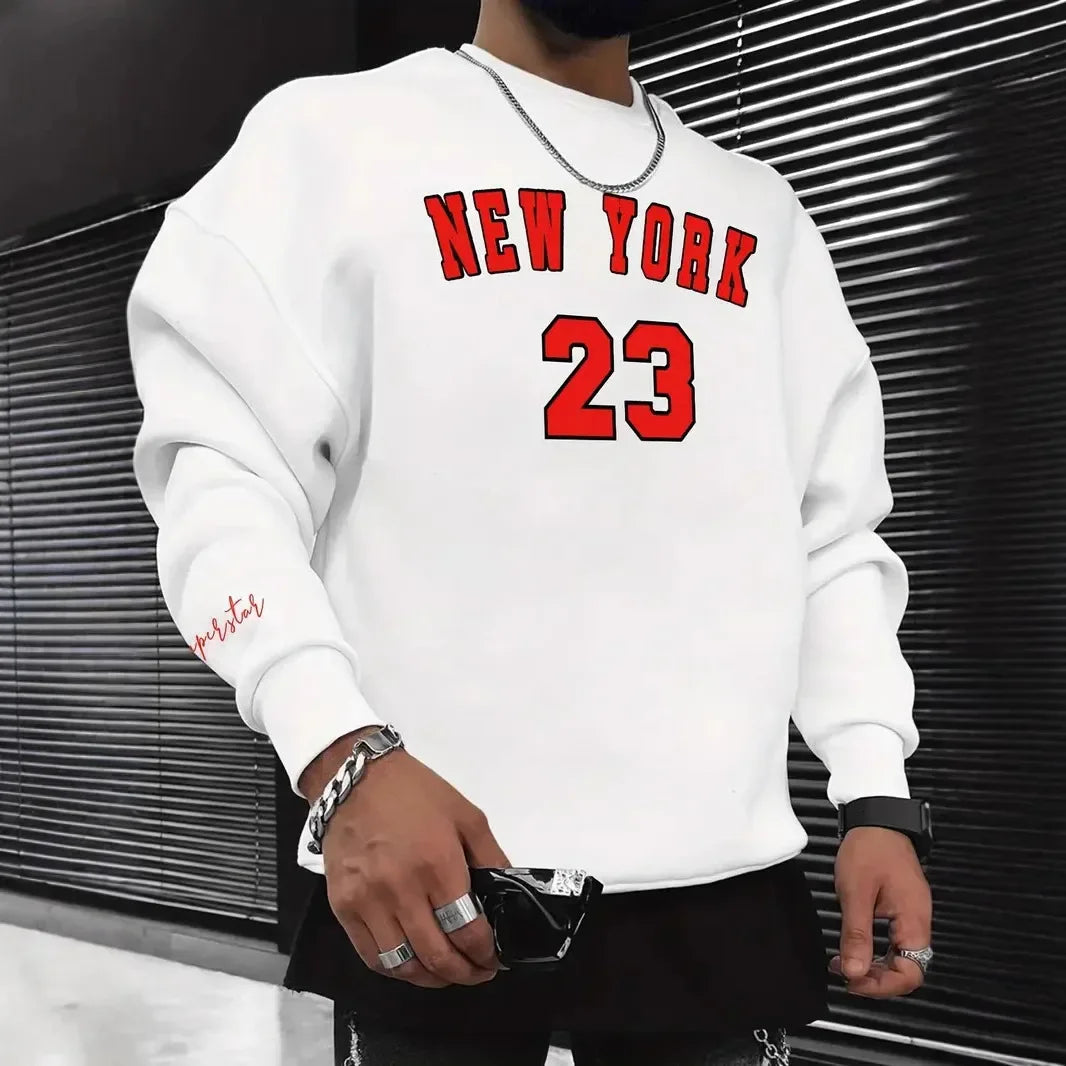 Bedrucktes Sweatshirt Herren | Oversized