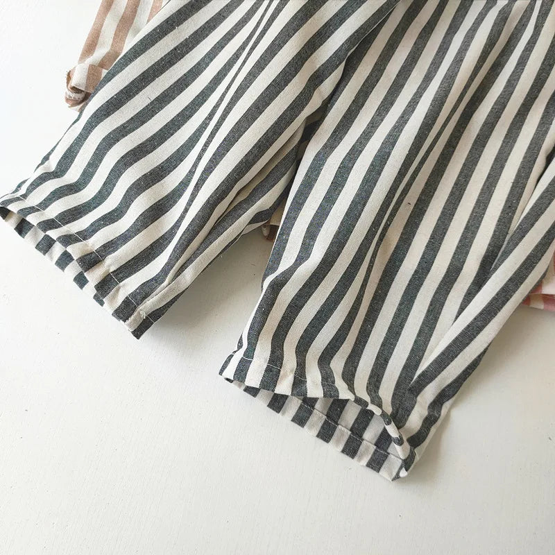 Kids Summer Pants | Striped Trousers Boys & Girls