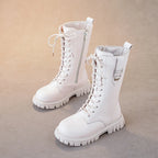 Girls' Boots | Round Toe & Thick Sole