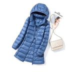Women's Puffer Jacket | Lightweight Packable Down Jacket | Detachable Hood