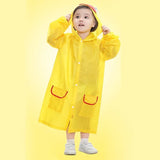 Kids' Rain Jacket | Cartoon Animal Style Raincoat | Waterproof