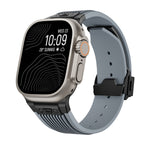 SilkStrap | Apple Watch Silikonband-Grau-Schwarz-Becker Boutique