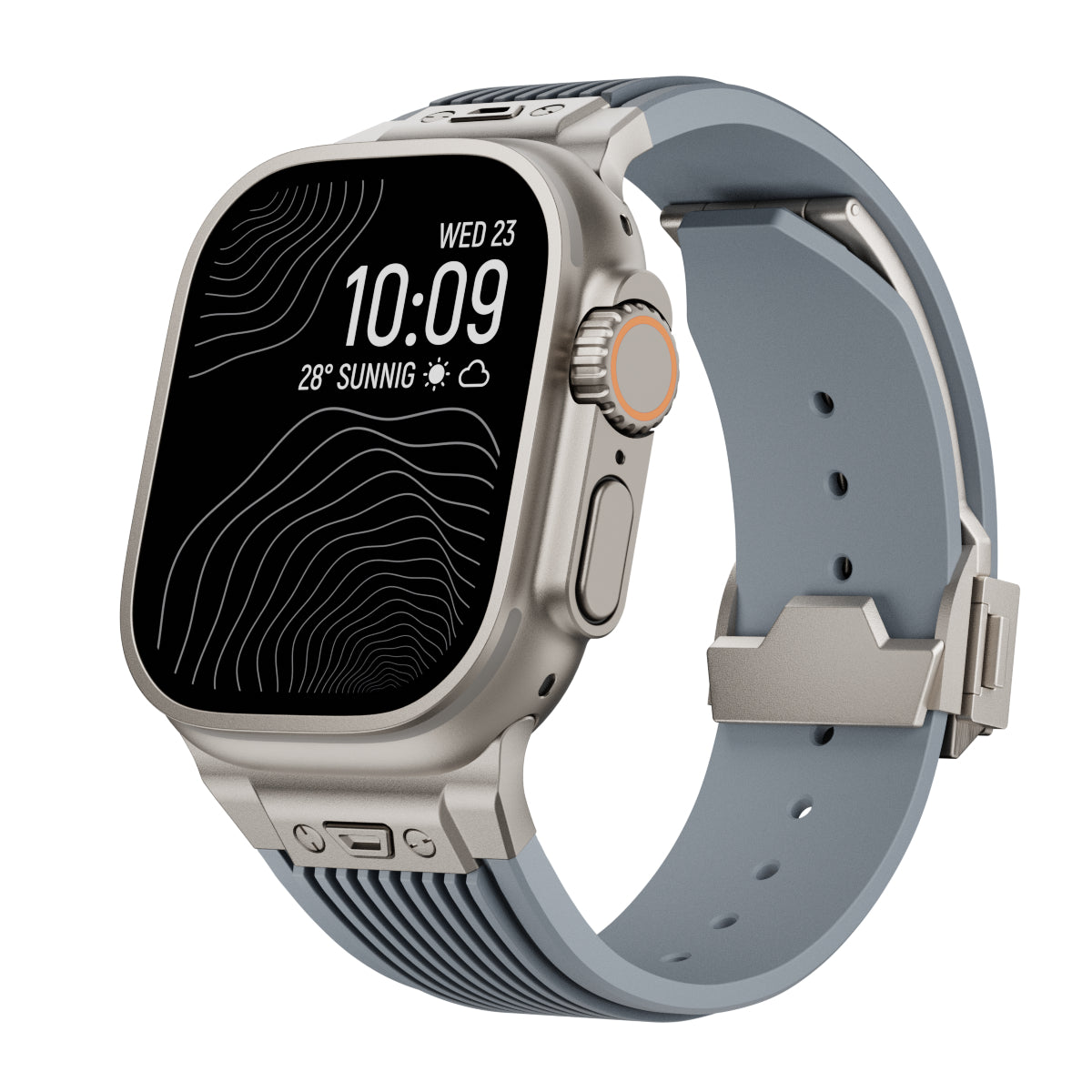 SilkStrap | Apple Watch Silikonband-Grau-Titan-Becker Boutique