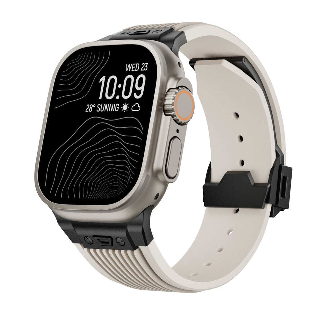 SilkStrap | Apple Watch Silikonband-Sternenlicht-Schwarz-Becker Boutique