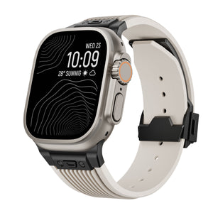 SilkStrap | Apple Watch Silikonband-Sternenlicht-Schwarz-Becker Boutique