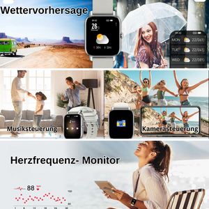 SmartWatch | Wasserdichte Multifunktions-Smartwatch für Gesundheit und Sport-Becker Boutique