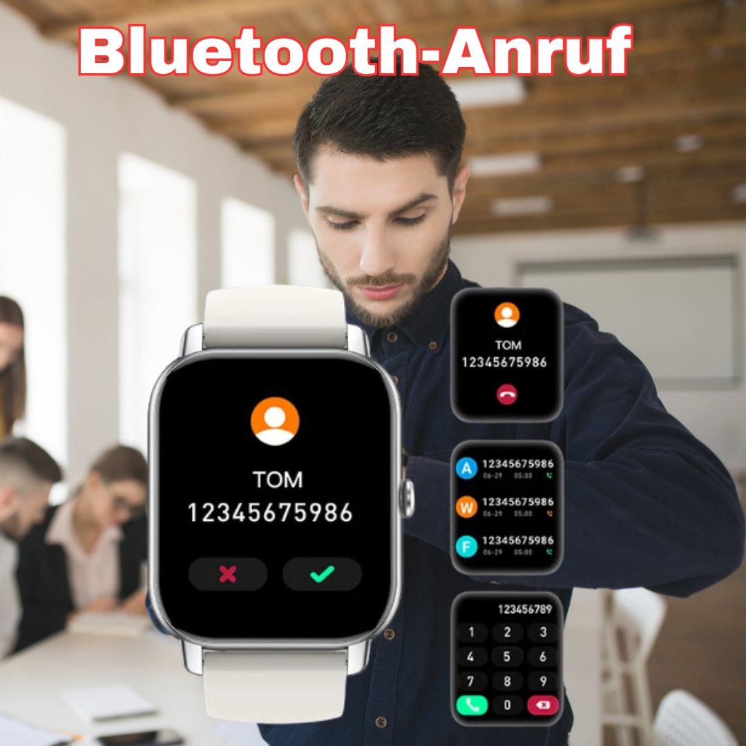 SmartWatch | Wasserdichte Multifunktions-Smartwatch für Gesundheit und Sport-Becker Boutique