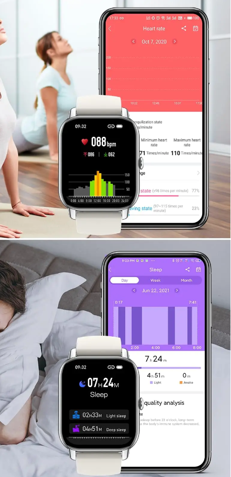 SmartWatch | Wasserdichte Multifunktions-Smartwatch für Gesundheit und Sport-Becker Boutique