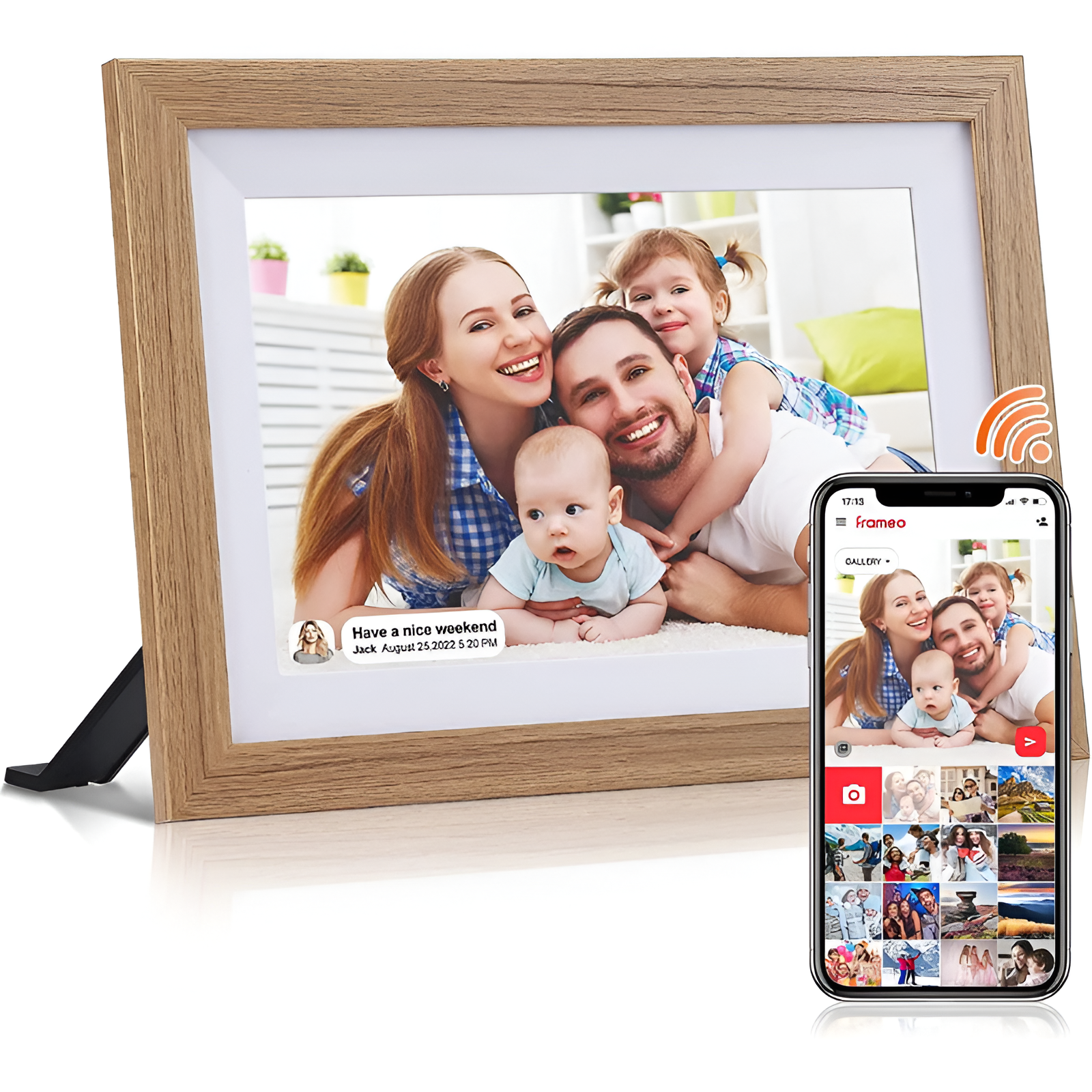 SnapFrame | Smart digitaler WiFi-Rahmen-Becker Boutique